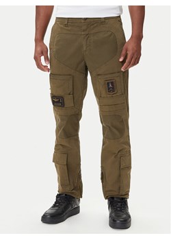 Aeronautica Militare Spodnie materiałowe 252PA1387UCT0149 Zielony Regular Fit ze sklepu MODIVO w kategorii Spodnie męskie - zdjęcie 185391455