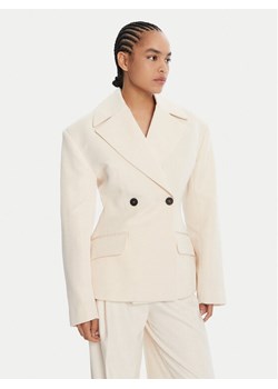 JACQUEMUS Marynarka La Veste Norma 25E251JA0871709130 Beżowy Regular Fit ze sklepu MODIVO w kategorii Marynarki damskie - zdjęcie 185391486