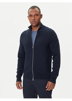 BOSS Kardigan H-Idino 50543150 Granatowy Regular Fit ze sklepu MODIVO w kategorii Swetry męskie - zdjęcie 185391488