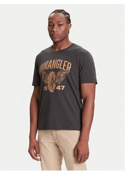 Wrangler T-Shirt Americana 112371478 Szary Regular Fit ze sklepu MODIVO w kategorii T-shirty męskie - zdjęcie 185391517