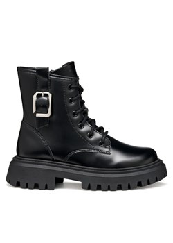 Geox Botki J Maquinnens J56M6C 000CN C9999 D Czarny ze sklepu MODIVO w kategorii Buty zimowe dziecięce - zdjęcie 185391586