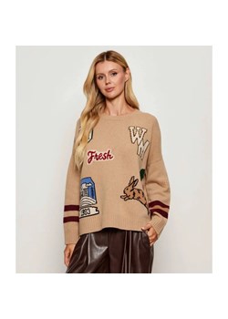 Weekend MaxMara Wełniany sweter PAVIDI | Relaxed fit ze sklepu Gomez Fashion Store w kategorii Swetry damskie - zdjęcie 185394007