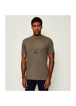 HUGO T-shirt Dugolini | Regular Fit ze sklepu Gomez Fashion Store w kategorii T-shirty męskie - zdjęcie 185394045