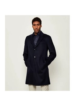 BOSS BLACK Wełniany płaszcz H-Hyde-254 | z dodatkiem kaszmiru ze sklepu Gomez Fashion Store w kategorii Płaszcze męskie - zdjęcie 185395107