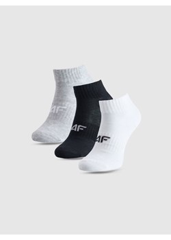 Chłopięce skarpetki za kostkę (3-pack) 4F 4FJWMM00USOCM499 - multikolor ze sklepu Sportstylestory.com w kategorii Skarpetki dziecięce - zdjęcie 185395508