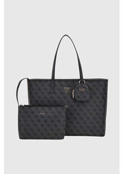 GUESS Czarna shopperka damska Power Play ze sklepu outfit.pl w kategorii Torby Shopper bag - zdjęcie 185396196