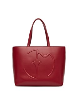 Eva Minge Torebka EO-ALLIE-LDA8224 Bordowy ze sklepu MODIVO w kategorii Torby Shopper bag - zdjęcie 185397138