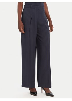 BOSS Spodnie palazzo Tiana4 50548479 Granatowy Regular Fit ze sklepu MODIVO w kategorii Spodnie damskie - zdjęcie 185397248