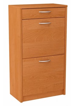 Minimalistyczna szafka na buty olcha K5-S05 ze sklepu Edinos.pl w kategorii Zestawy mebli do przedpokoju - zdjęcie 185399337