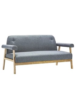 Tapicerowana sofa 3-osobowa Uxis 3G - jasny szary ze sklepu Edinos.pl w kategorii Sofy i kanapy - zdjęcie 185401227