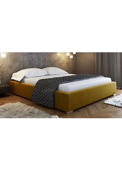 Łóżko tapicerowane Gefros 200x200 - 44 kolory ze sklepu Edinos.pl w kategorii Łóżka i materace - zdjęcie 185401356