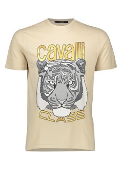 cavalli CLASS Koszulka w kolorze beżowym ze sklepu Limango Polska w kategorii T-shirty męskie - zdjęcie 185403938