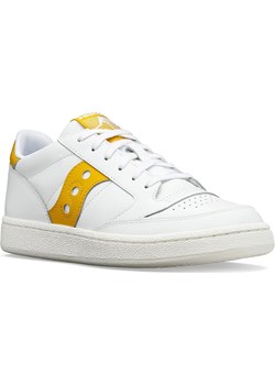 Saucony Skórzane sneakersy w kolorze biało-żółtym ze sklepu Limango Polska w kategorii Buty sportowe damskie - zdjęcie 185404358