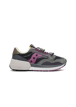 Saucony Skórzane sneakersy w kolorze szaro-fioletowym ze sklepu Limango Polska w kategorii Buty sportowe damskie - zdjęcie 185404366