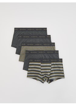 Reserved - 5 pack bokserek Classic - ciemnoszary ze sklepu Reserved w kategorii Majtki męskie - zdjęcie 185405199