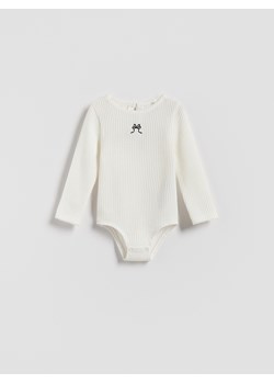 Reserved - Strukturalne body - złamana biel ze sklepu Reserved w kategorii Body niemowlęce - zdjęcie 185405427