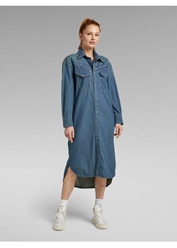 G-Star Sukienka dżinsowa w kolorze niebieskim ze sklepu Limango Polska w kategorii Sukienki - zdjęcie 185406965