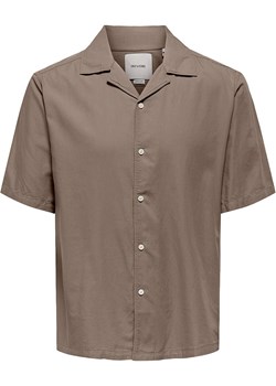 ONLY &amp; SONS Koszula &quot;Dilem&quot; w kolorze jasnobrązowym ze sklepu Limango Polska w kategorii Koszule męskie - zdjęcie 185407278