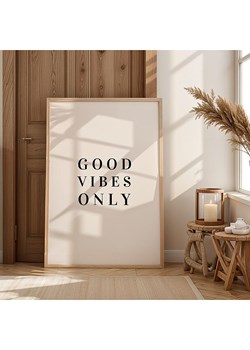 poster lab Druk artystyczny &quot;Good vibes only&quot; w ramce ze sklepu Limango Polska w kategorii Obrazy - zdjęcie 185407475