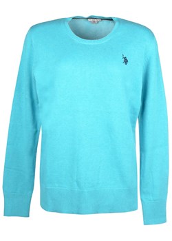 U.S. Polo Assn. Sweter w kolorze turkusowym - id: 17375373 - marki U.S Polo Assn. - 185407499 U.S. Polo Assn. Sweter w kolorze turkusowym ze sklepu Limango Polska w kategorii Swetry damskie - zdjęcie 185407499
