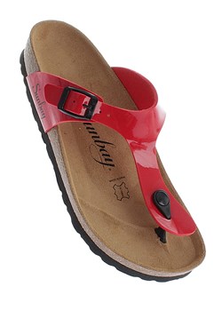 Sunbay Japonki w kolorze czerwonym ze sklepu Limango Polska w kategorii Klapki damskie - zdjęcie 185407675