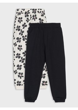 Sinsay - Spodnie jogger 2 pack - kremowy ze sklepu Sinsay w kategorii Spodnie dziewczęce - zdjęcie 185410036