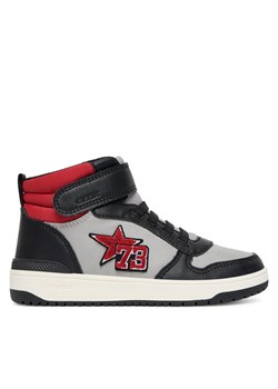 Sneakersy Geox J Washiba J56LQC 054FU C0043 S Szary ze sklepu eobuwie.pl w kategorii Buty sportowe dziecięce - zdjęcie 185411068