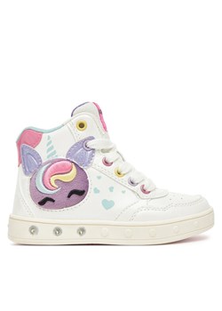 Geox Sneakersy J Skylin J568WD 0NFKN C0653 M Biały ze sklepu MODIVO w kategorii Buty sportowe dziecięce - zdjęcie 185411825