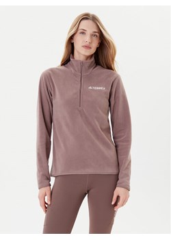 adidas Polar Multi Essentials JM3119 Beżowy Regular Fit ze sklepu MODIVO w kategorii Bluzy damskie - zdjęcie 185411835