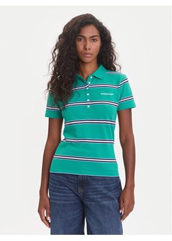Guess Jeans Top 176097 Zielony Classic Fit ze sklepu MODIVO w kategorii Bluzki damskie - zdjęcie 185411929