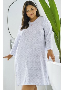Bawełniana koszula nocna damska plus size Debora 3464, Kolor niebieski-wzór, Rozmiar 4XL, Taro ze sklepu Primodo w kategorii Koszule nocne - zdjęcie 185413147