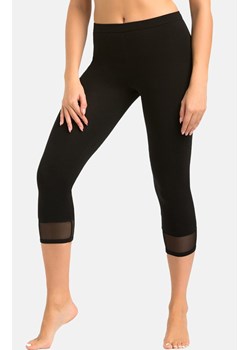 Legginsy damskie bawełniane czarne 3/4 Glamo, Kolor czarny, Rozmiar 3XL, Teyli ze sklepu Primodo w kategorii Spodnie damskie - zdjęcie 185413167
