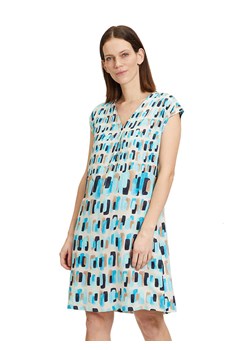 BETTY &amp; CO Sukienka w kolorze biało-turkusowo-czarnym ze sklepu Limango Polska w kategorii Sukienki - zdjęcie 185413389