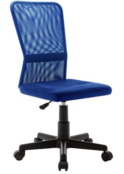 Niebieski fotel obrotowy do biurka C7-S20 ze sklepu Edinos.pl w kategorii Fotele - zdjęcie 185413668