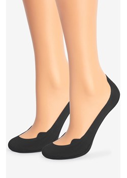 Marilyn 2-pack stopki damskie bawełniane z silikonem czarne E23, Kolor czarny, Rozmiar 35-37, Marilyn ze sklepu Intymna w kategorii Skarpetki damskie - zdjęcie 185414007