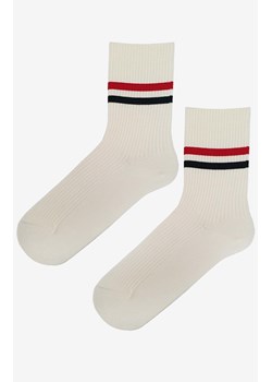 Marilyn skarpetki męskie z wiskozą w sportowym stylu białe Striped Stripe, Kolor biały, Rozmiar 41-45, Marilyn - id: 213622 - marki Marilyn - 185414028 Marilyn skarpetki męskie z wiskozą w sportowym stylu białe Striped Stripe, Kolor biały, Rozmiar 41-45, Marilyn ze sklepu Intymna w kategorii Skarpetki damskie - zdjęcie 185414028