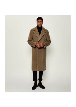 BOSS BLACK Wełniany płaszcz H-Cale-DB-Flaps-254 ze sklepu Gomez Fashion Store w kategorii Płaszcze męskie - zdjęcie 185415149