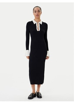 HUGO Sukienka dzianinowa Sharry 50542620 Czarny Slim Fit ze sklepu MODIVO w kategorii Sukienki - zdjęcie 185415915