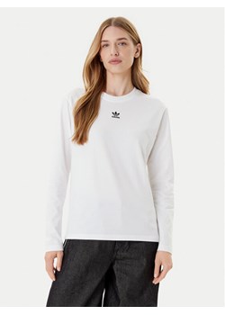 adidas Bluzka Essentials JW7454 Biały Regular Fit ze sklepu MODIVO w kategorii Bluzki damskie - zdjęcie 185415946
