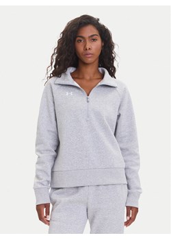 Under Armour Bluza Ua Rival 1379492 Szary Loose Fit ze sklepu MODIVO w kategorii Bluzy damskie - zdjęcie 185415967