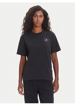 adidas by Stella McCartney T-Shirt True Casuals HR9170 Czarny Regular Fit ze sklepu MODIVO w kategorii Bluzki damskie - zdjęcie 185415997