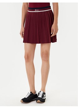 Guess Spódnica plisowana V5BD02 Z1152 Bordowy Regular Fit ze sklepu MODIVO w kategorii Spódnice - zdjęcie 185416015