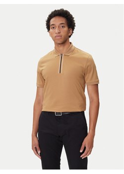 BOSS Polo H-Paras 65 50543880 Beżowy Regular Fit ze sklepu MODIVO w kategorii T-shirty męskie - zdjęcie 185416069