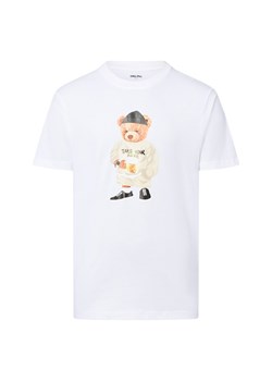 Chill Pill Koszulka męska - Beer Bear Mężczyźni Bawełna biały nadruk ze sklepu vangraaf w kategorii T-shirty męskie - zdjęcie 185417728