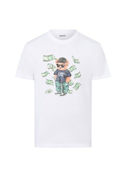 Chill Pill Koszulka męska - Money Bear Mężczyźni Dżersej biały nadruk ze sklepu vangraaf w kategorii T-shirty męskie - zdjęcie 185417729