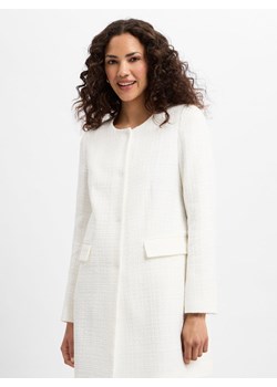 comma Marynarka damska Kobiety Bawełna écru jednolity ze sklepu vangraaf w kategorii Płaszcze damskie - zdjęcie 185417738