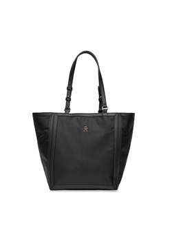 Tommy Hilfiger Torebka Th Essential S Tote AW0AW15717 Czarny ze sklepu MODIVO w kategorii Torby Shopper bag - zdjęcie 185423018