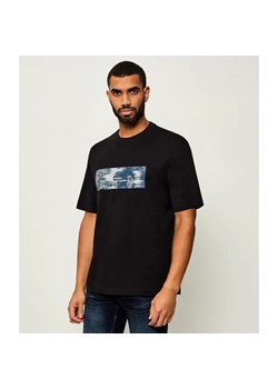 Hugo Blue T-shirt Napolux | Regular Fit ze sklepu Gomez Fashion Store w kategorii T-shirty męskie - zdjęcie 185423966