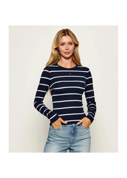 Tommy Jeans Bluzka ESSENTIAL | Slim Fit - id: TM255W000119E26 - marki Tommy Jeans - 185423967 Tommy Jeans Bluzka ESSENTIAL | Slim Fit ze sklepu Gomez Fashion Store w kategorii Bluzki damskie - zdjęcie 185423967