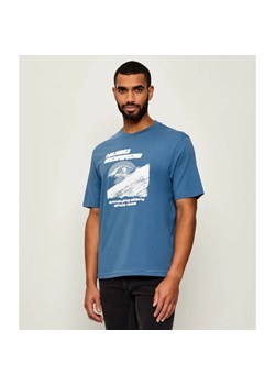 Hugo Blue T-shirt Napolux | Regular Fit ze sklepu Gomez Fashion Store w kategorii T-shirty męskie - zdjęcie 185423968